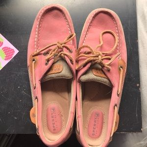 Nantucket red boat shoes
